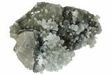 Sparkling Quartz Chalcedony after Scalenohedral Calcite - India #223832-4